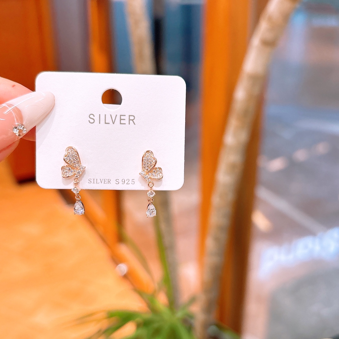 Nickel Free Silver Earrings Artistic Valentine's Day Silver