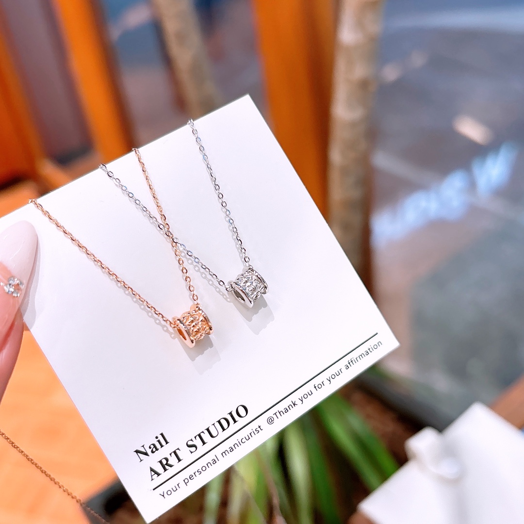 925 Silver Necklace Cute Housewarming Gold
