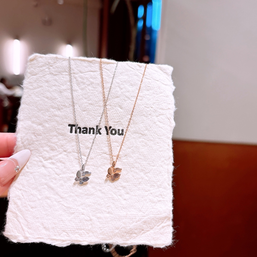 Nickel Free Silver Necklace Ultra Minimal Teacher's Day Silver