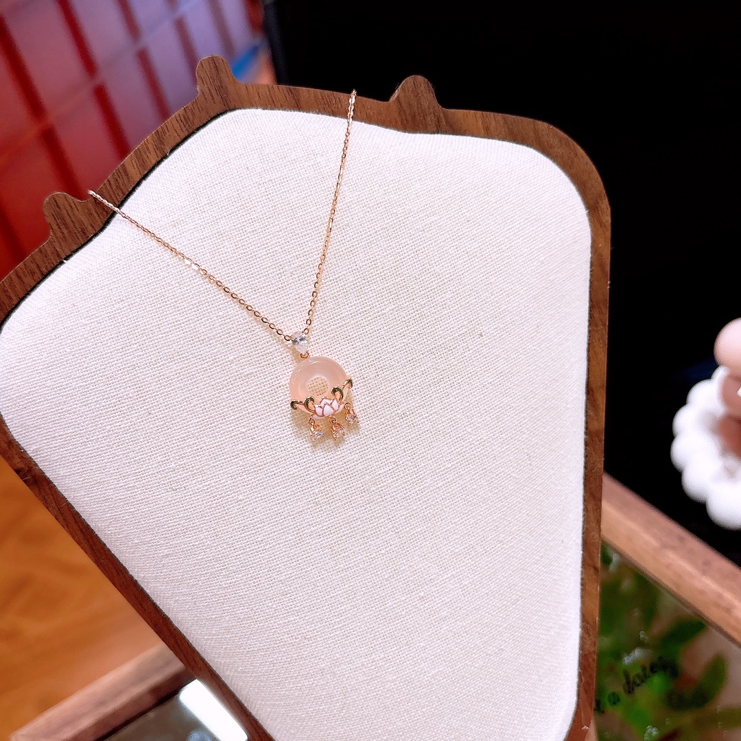 Solid Silver Necklace Intellectual Valentine's Day Silver