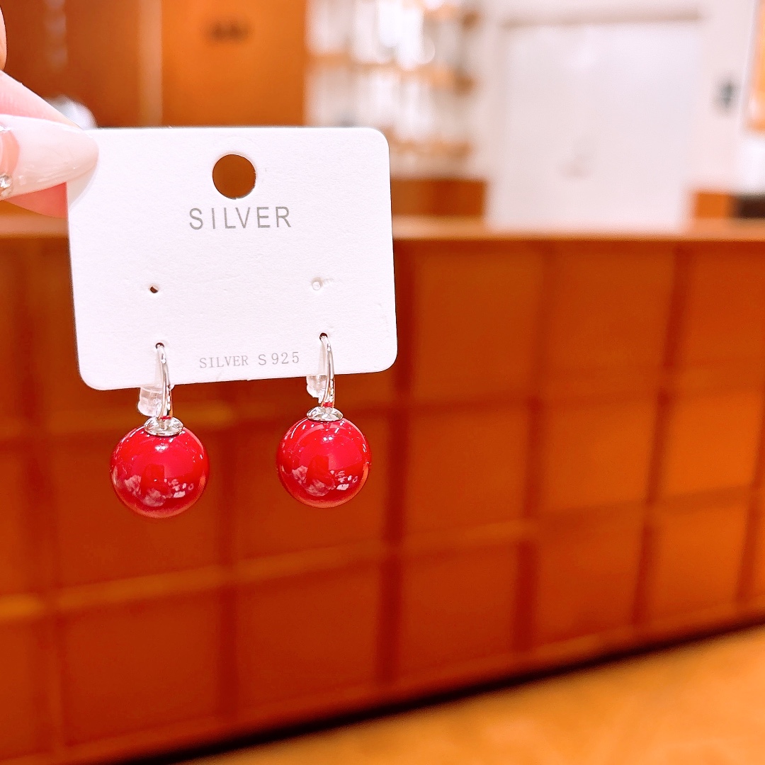 Solid Silver Drop & Thread Earrings Artistic Wedding Favor Gold