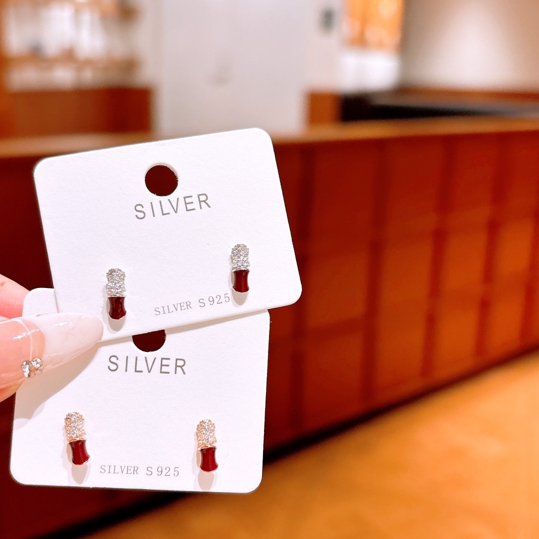 Low Allergy Silver Earrings Lively Teacher's Day Gold