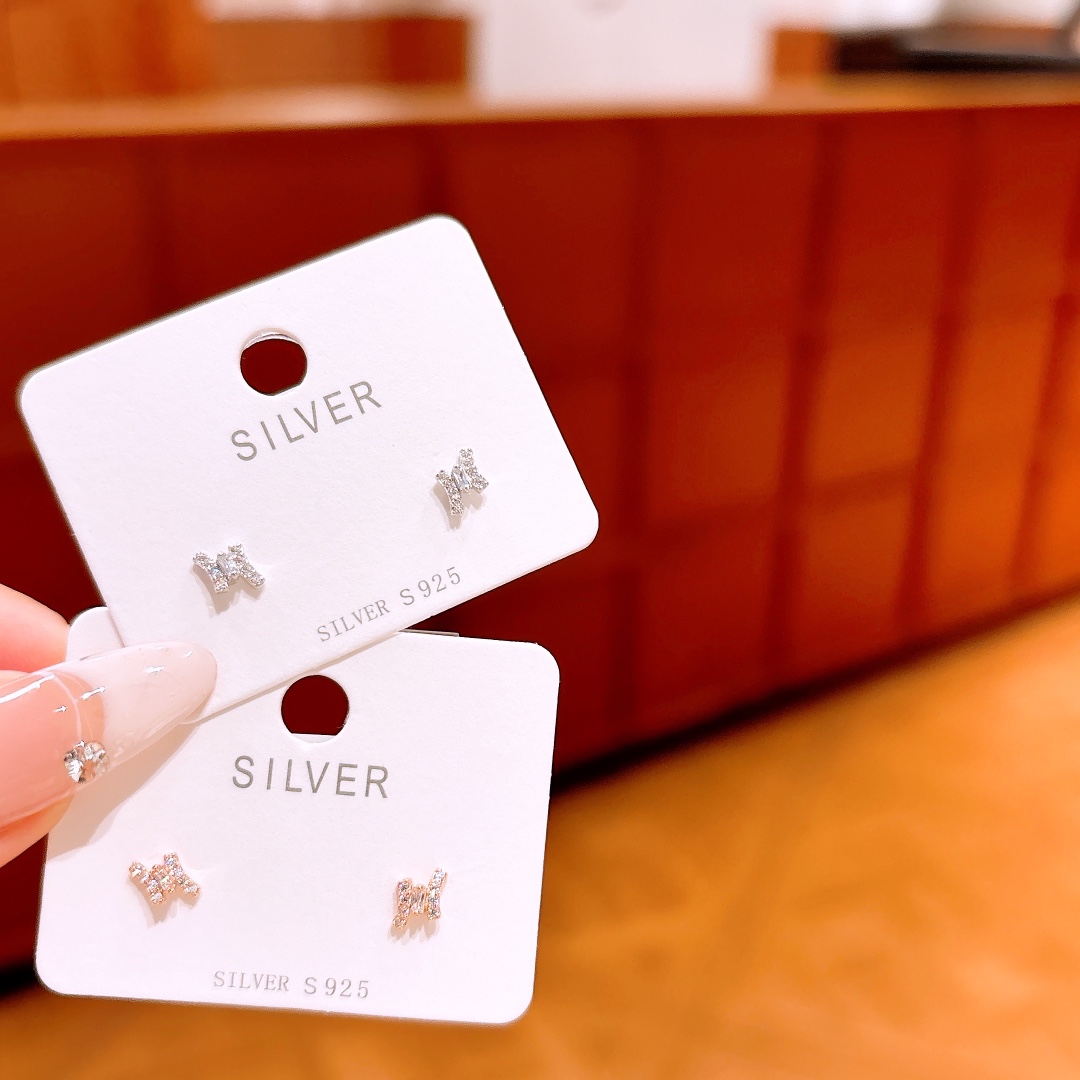 925 Silver Earrings Precision Teacher's Day Gold