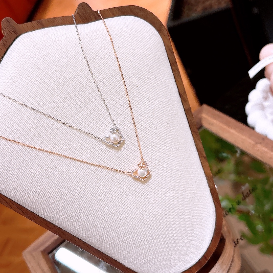 High Polish Silver Earrings & Necklace Set Ins Style Banquet Gold