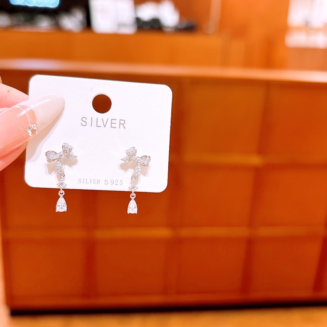 Nickel Free Silver Earrings Sweet & Cool New Year Silver