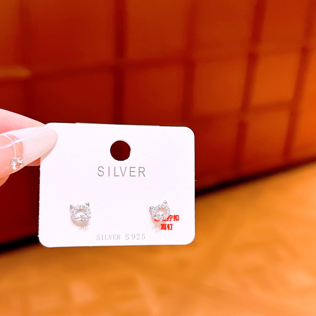 Low Allergy Silver Screw-back Studs Pure Engagement Gold