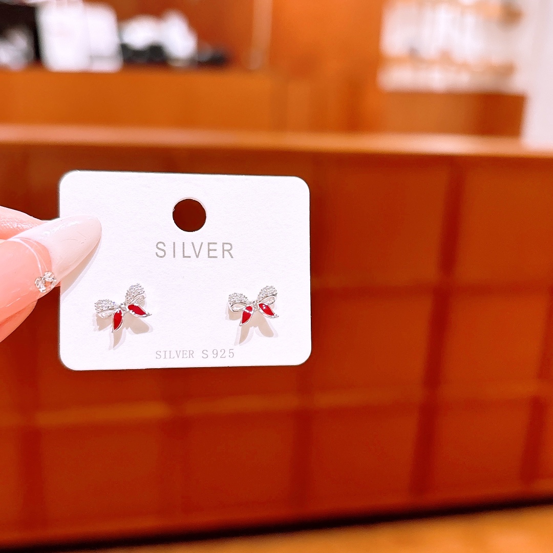 Allergiearmes Silber Ohrringe Mode Büro Gold