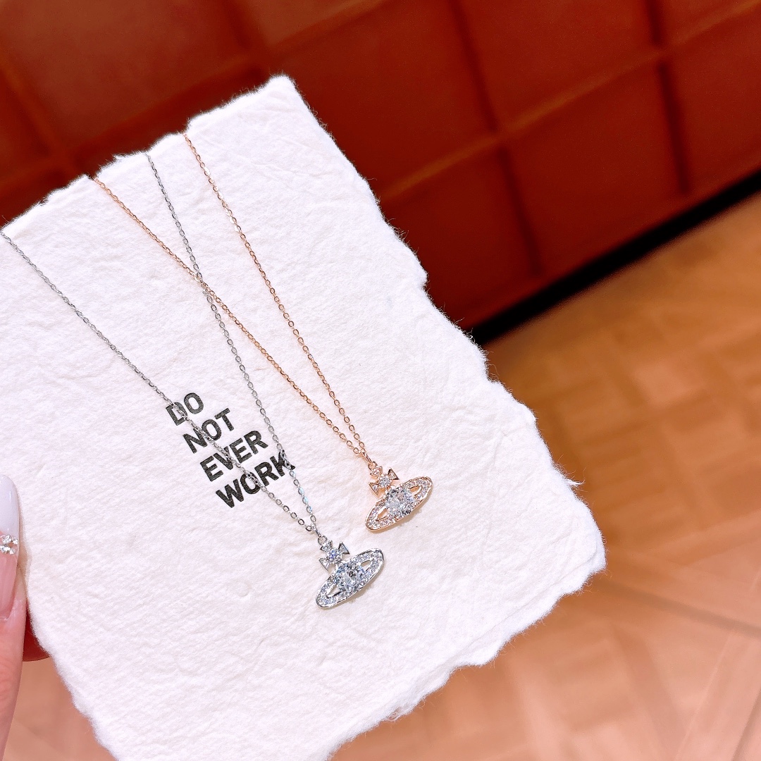 Hypoallergenic Silver Earrings & Necklace Set French Proposal Silver