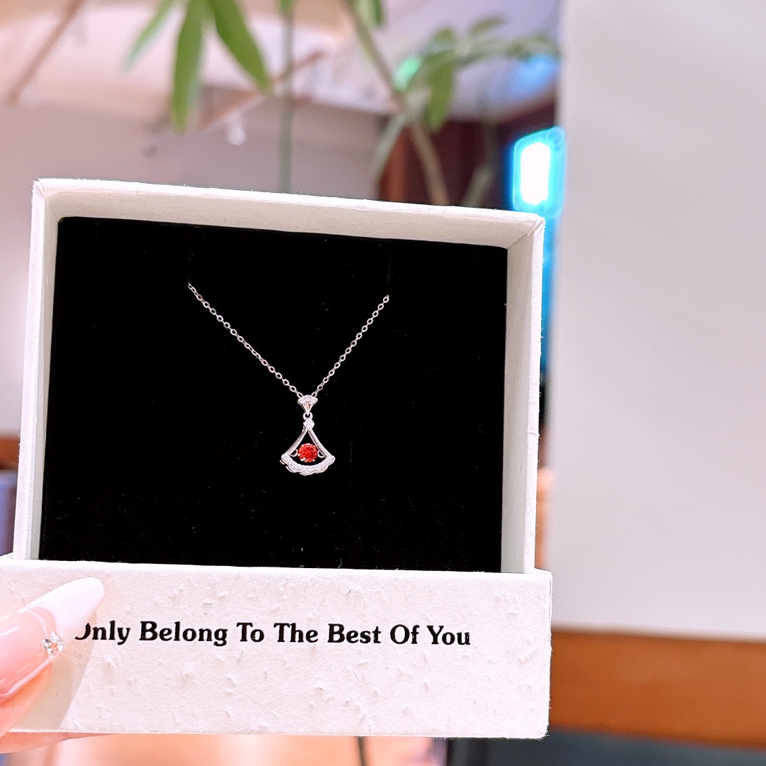 Fine Silver Necklace Sweet & Cool Gift for Her Gold