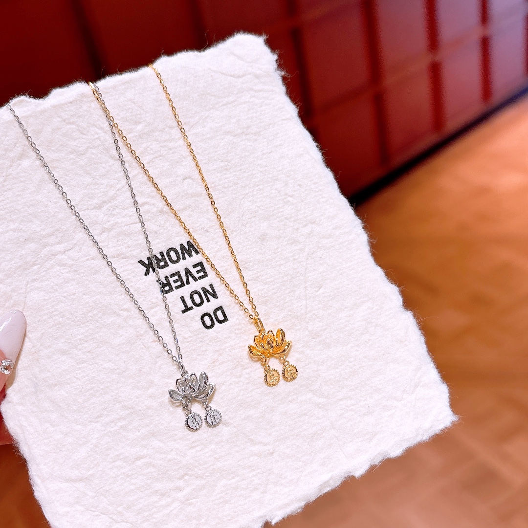 Hypoallergenic Silver Necklace Pure Housewarming Gold