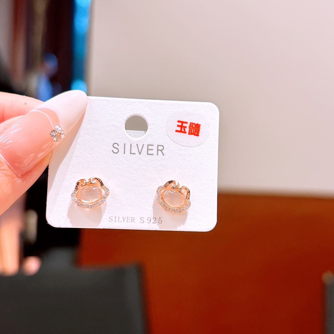 Fine Silver Earrings Unique Mother's Birthday Gold