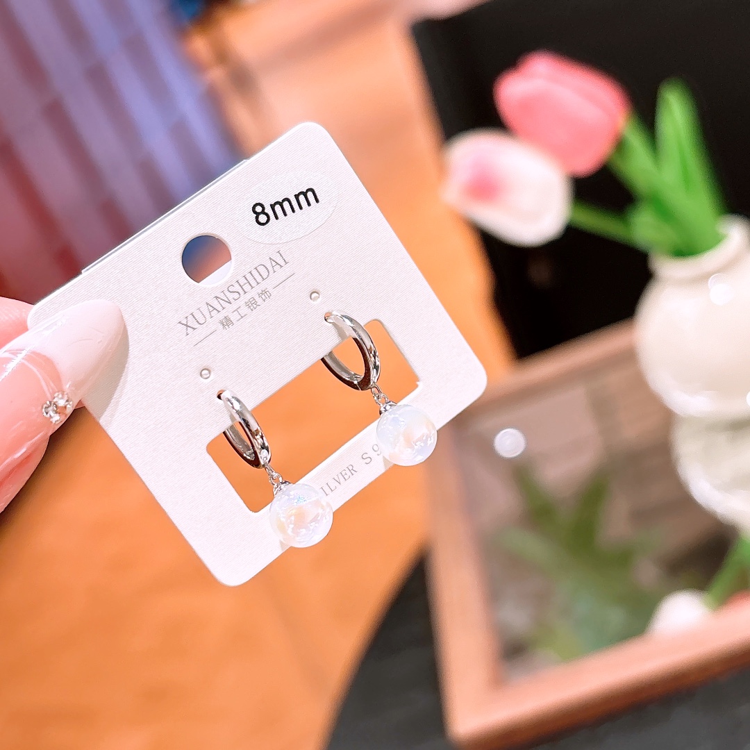 Hypoallergenic Silver Ear Cuffs Elegant Wedding Silver