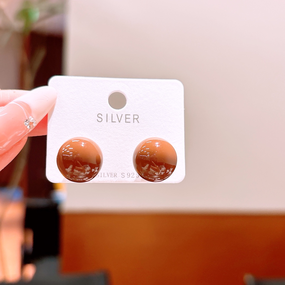 Nickel Free Silver Earrings Fashion Mother's Day Gold