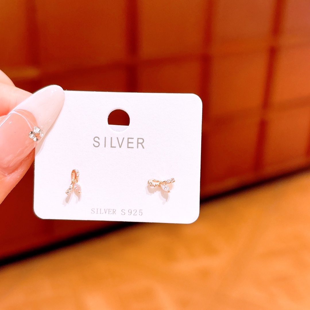 Fine Silver Earrings Intellectual Gift for Her Gold