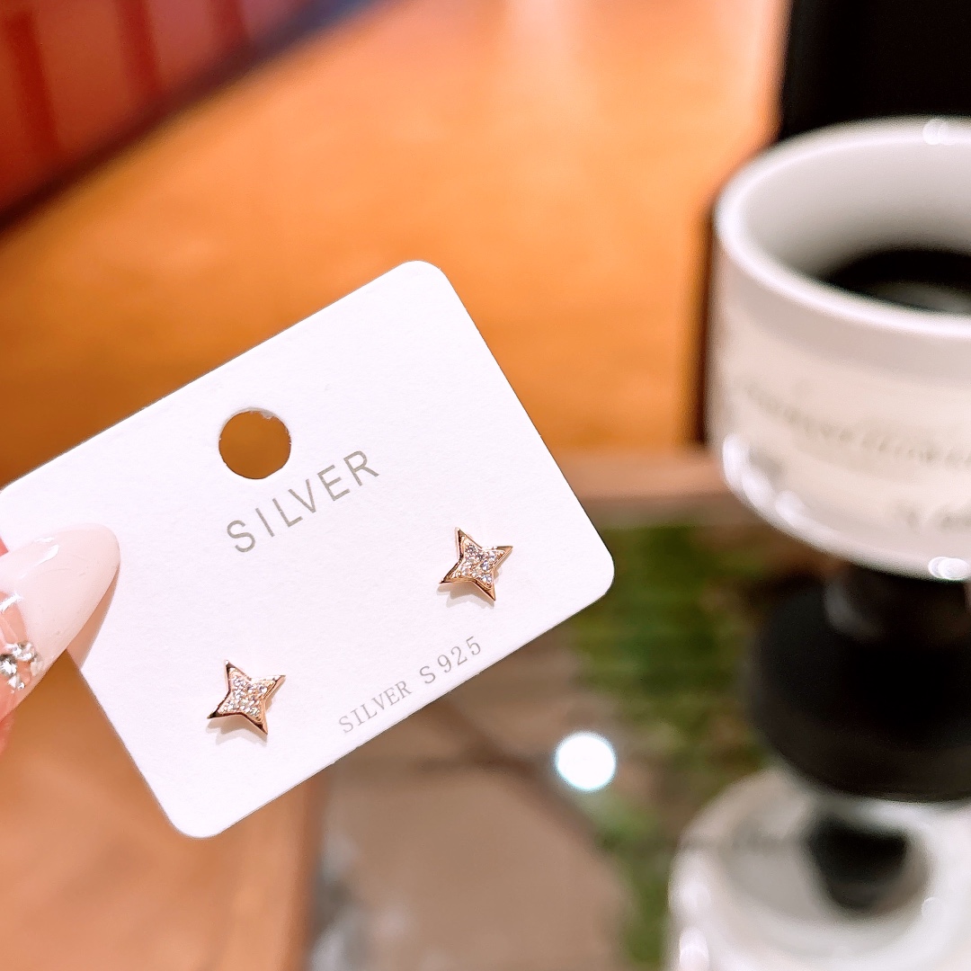 Nickel Free Silver Earrings Chic Gift for Her Silver