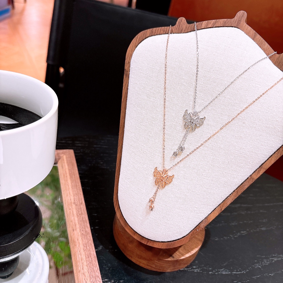 S925 Sterling Silver Necklace Romantic Wedding Silver