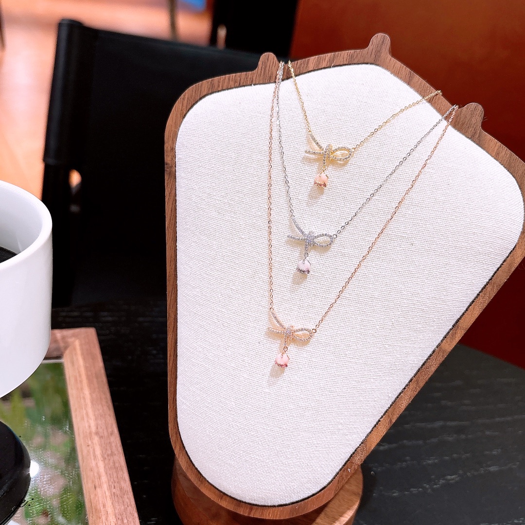 Low Allergy Silver Necklace Sweet & Cool Mother's Day Gold