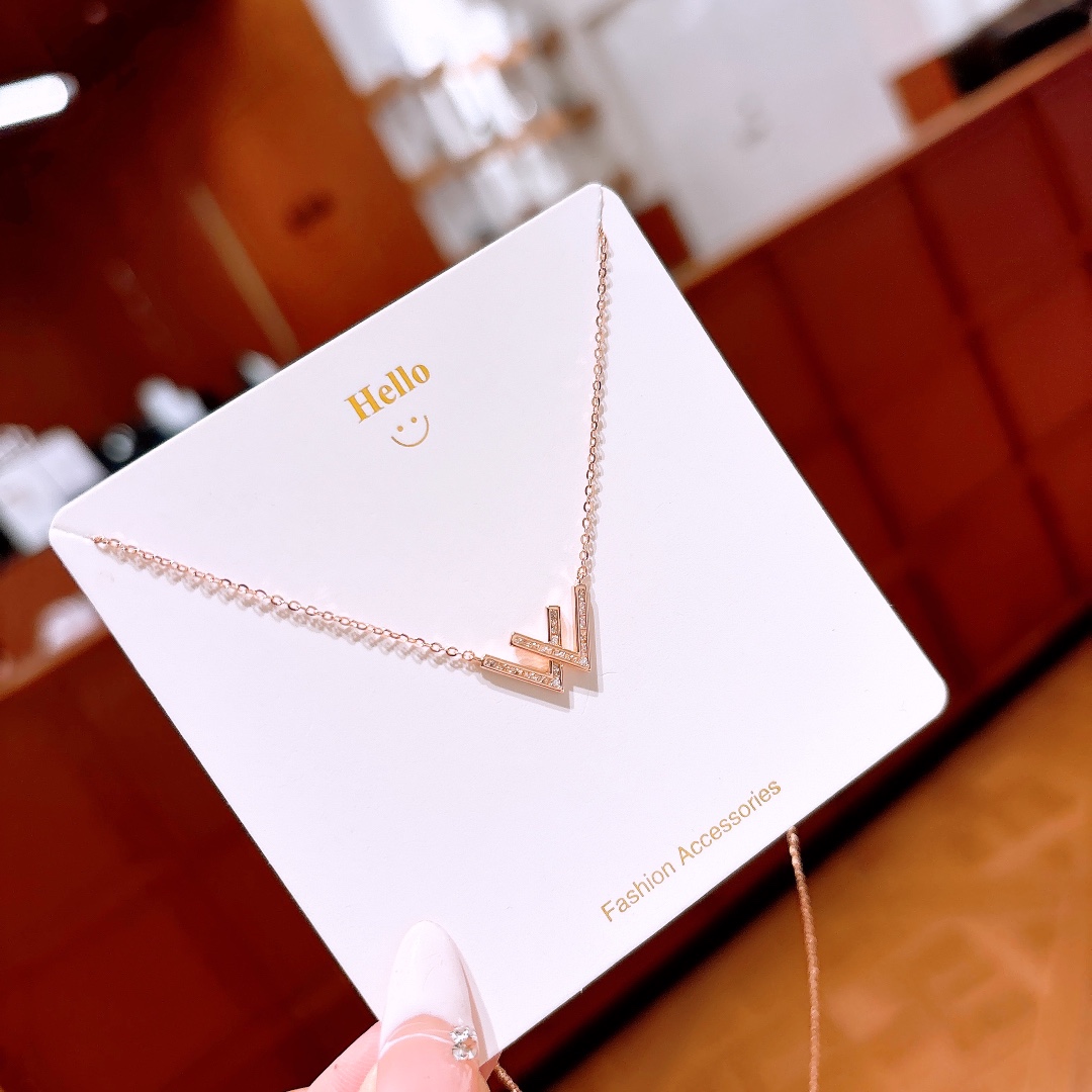 Fine Silver Necklace French Bestie Gift Gold