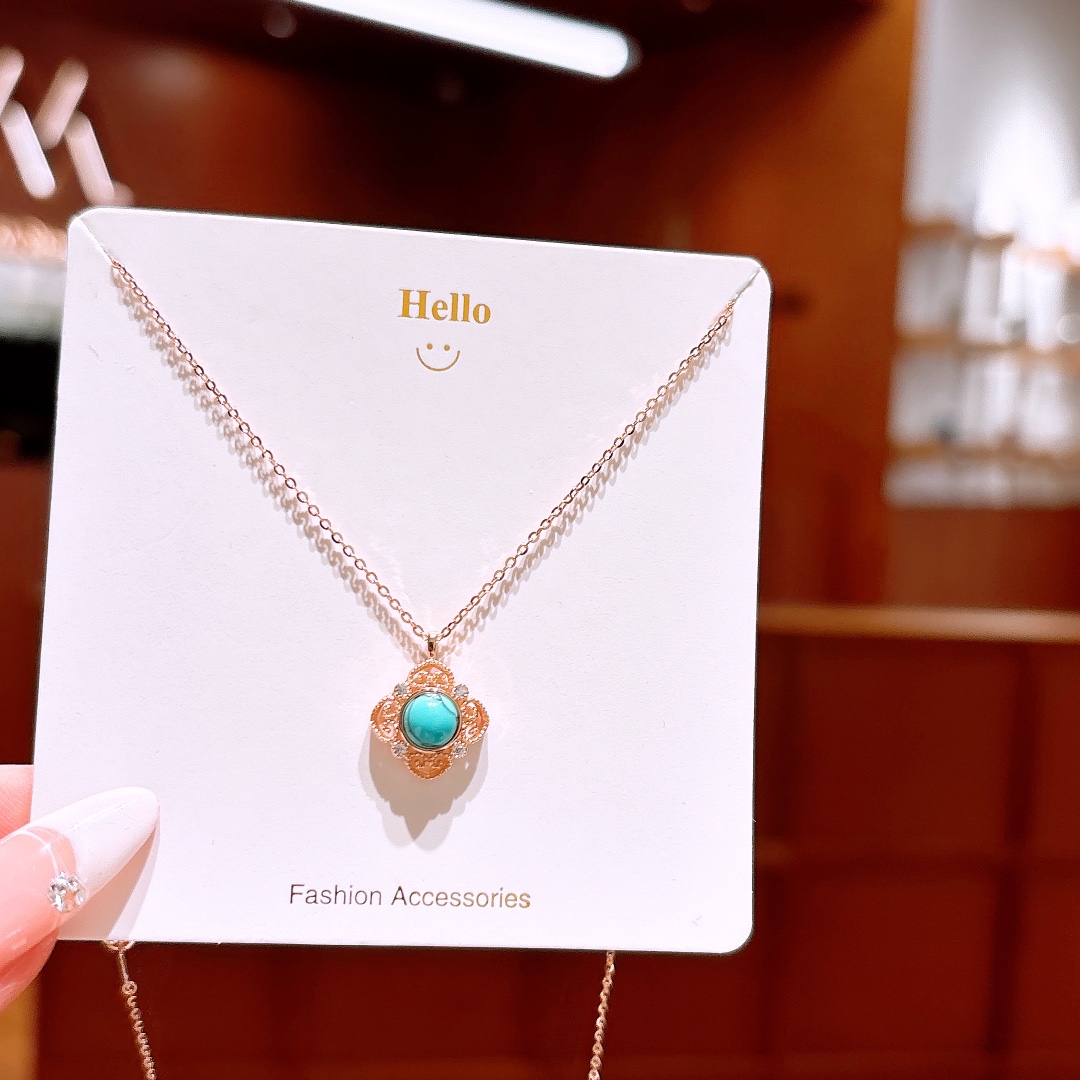 Solid Silver Necklace Intellectual Party Gold