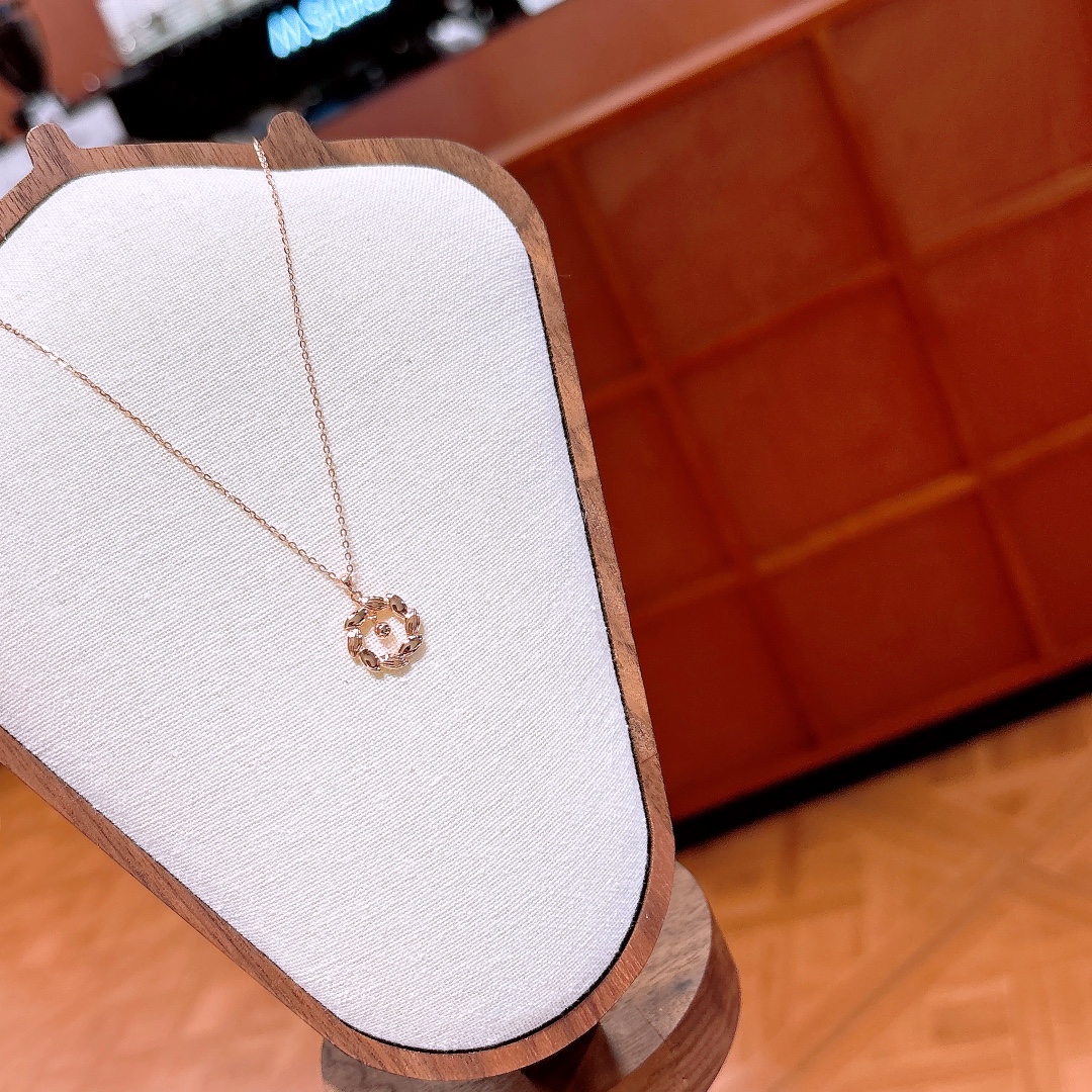 Low Allergy Silver Necklace Korean Style Workplace Gold