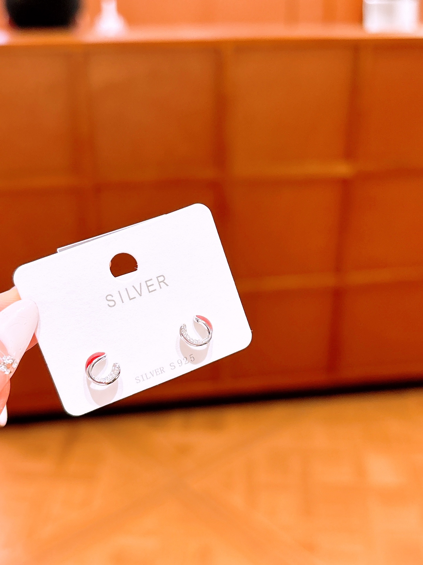 High Polish Silver Earrings Gentle Workplace Gold