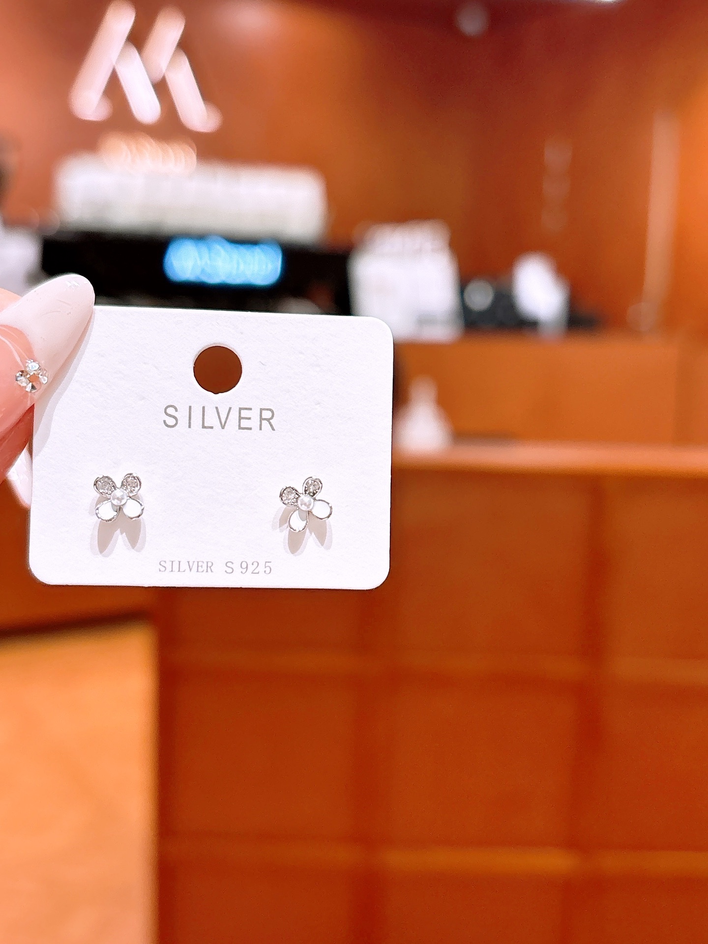 Solid Silver Earrings Sweet & Cool Mother's Birthday Silver