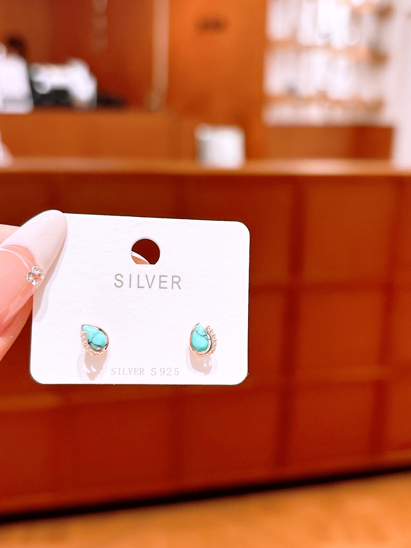 Fine Silver Earrings Ins Style Confession Gold