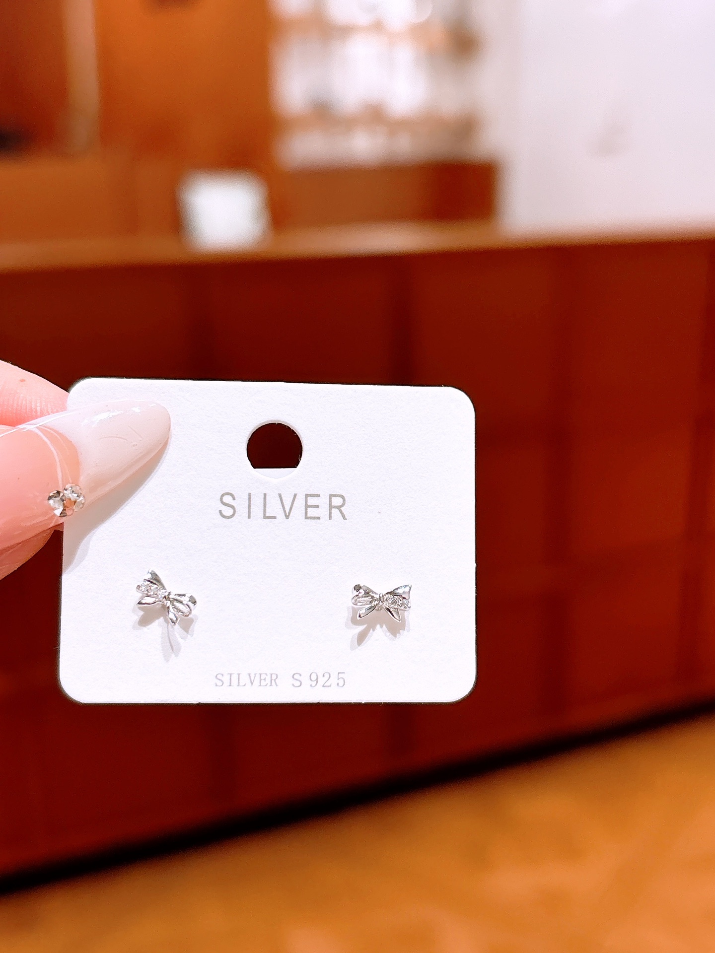 さわやか系低アレルギー銀イヤリングシルバー 職場