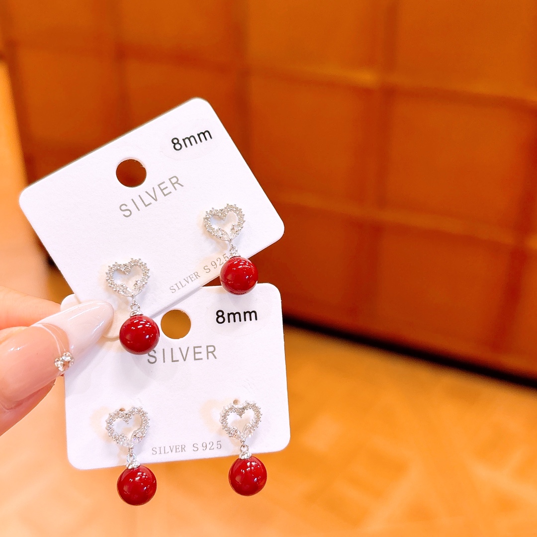 Solid Silver Earrings Ultra Minimal New Year Gold