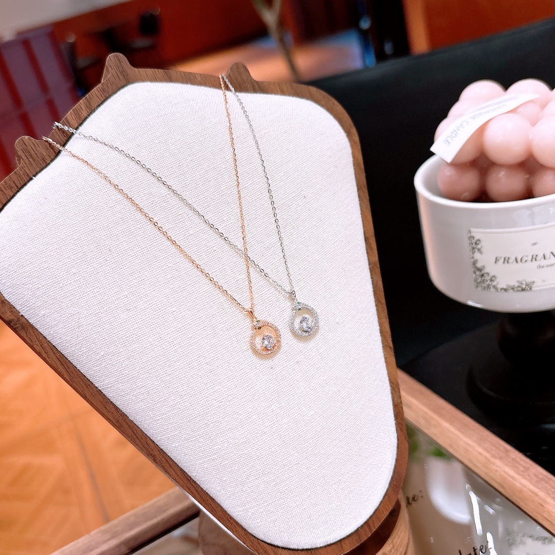 S925 Sterling Silver Necklace Light Luxury Everyday Wear Gold