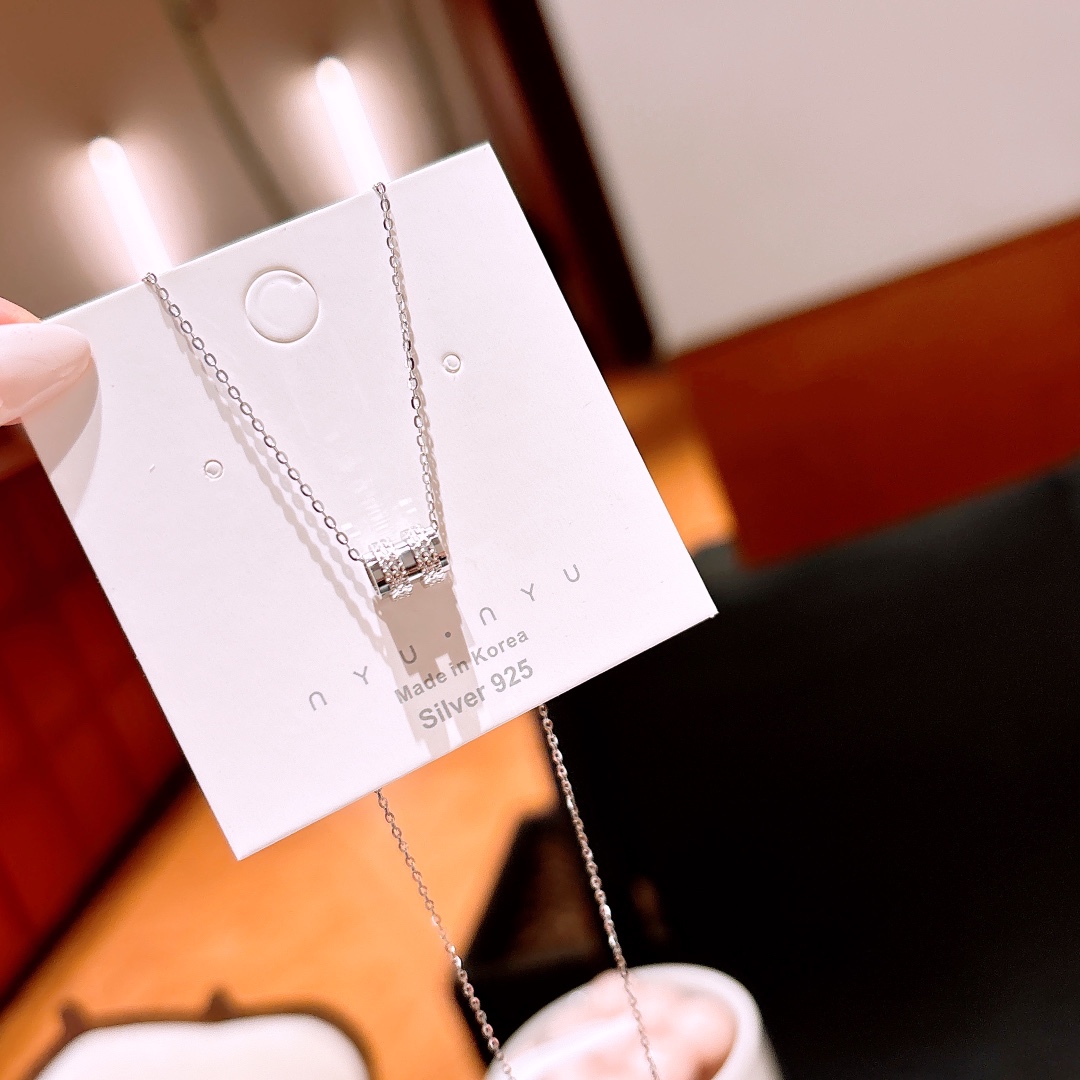 Fine Silver Necklace Sweet & Cool Birthday Gold