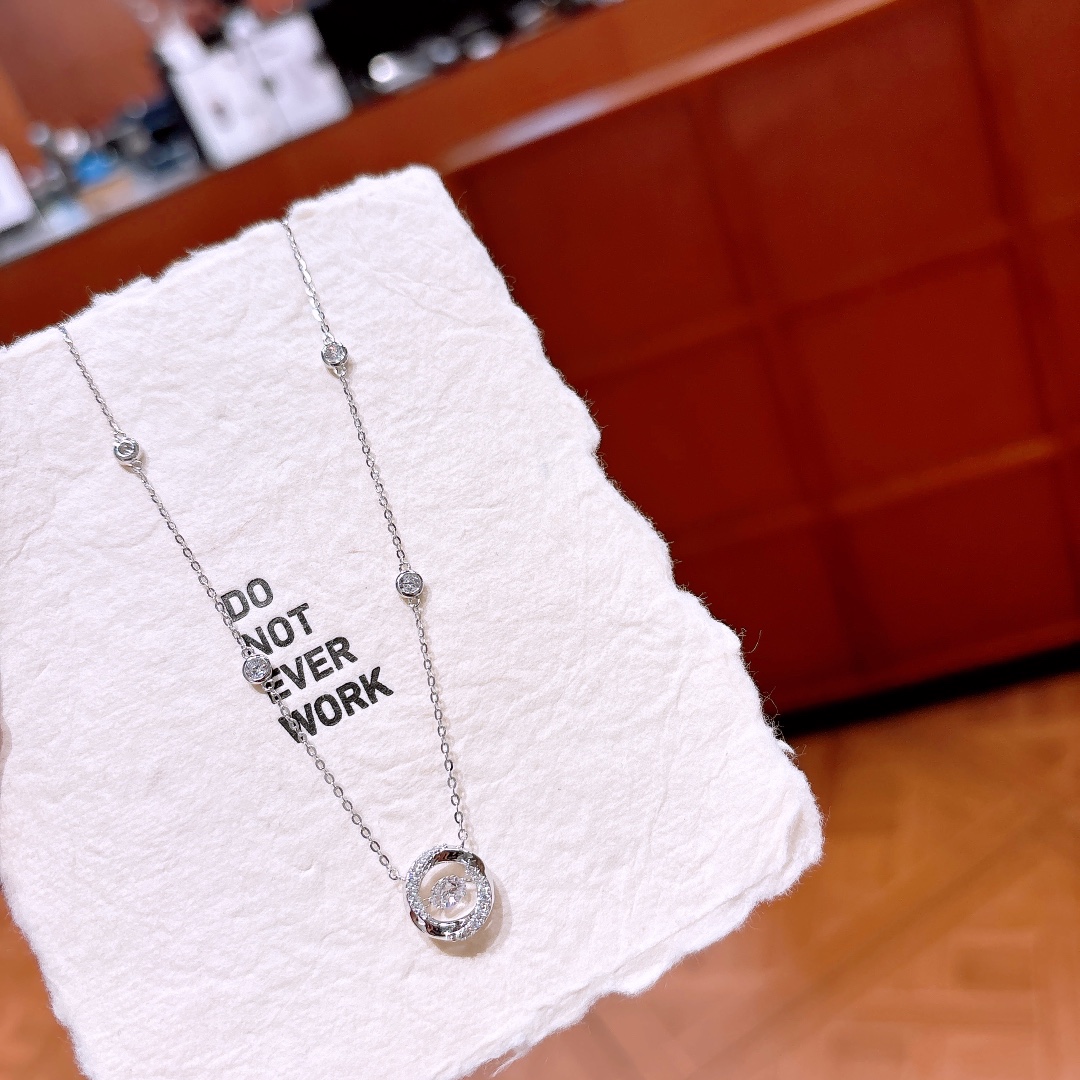 幻想的ファインシルバーネックレスシルバー 年次パーティー