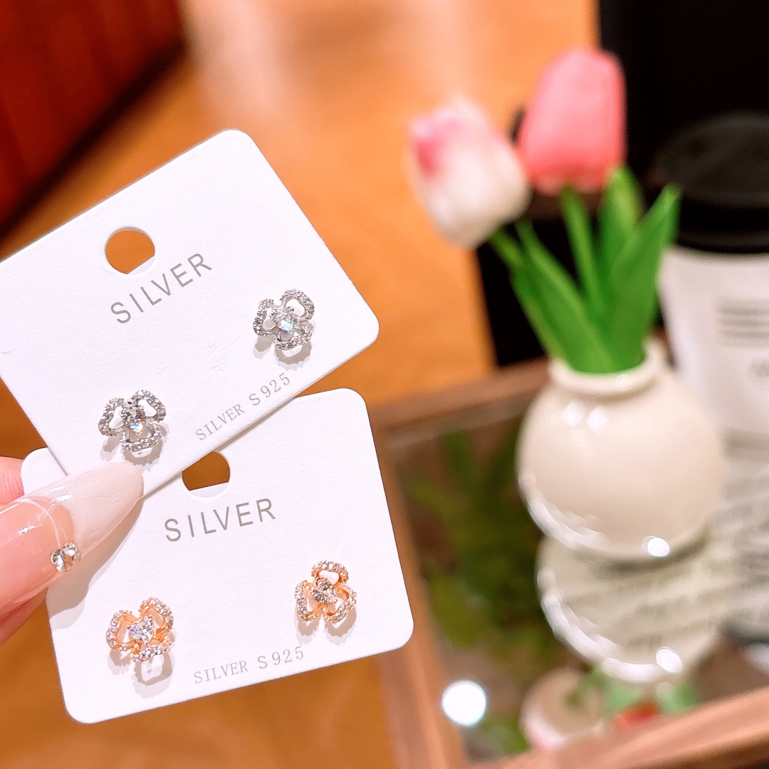 Nickel Free Silver Earrings Intellectual Proposal Gold