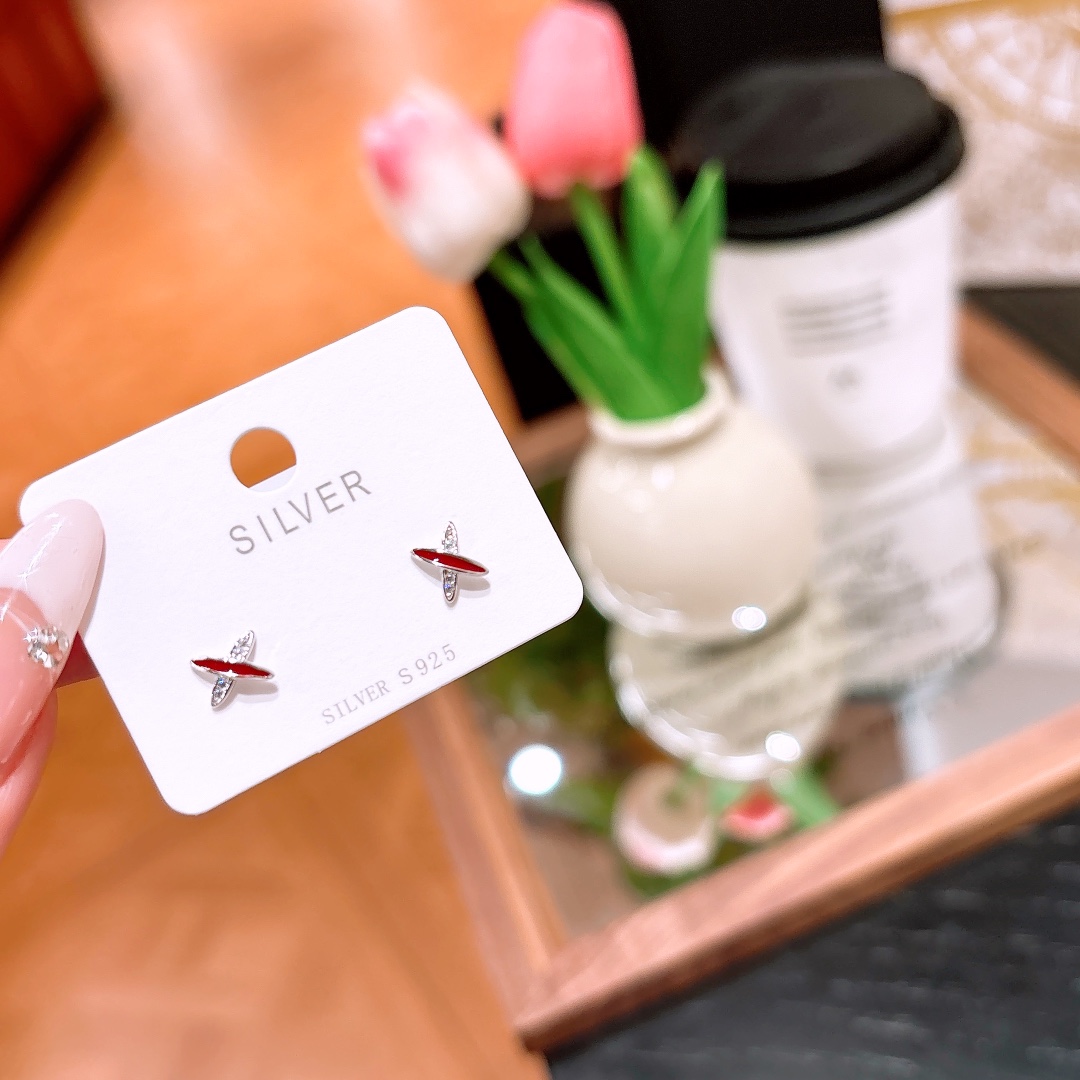 Low Allergy Silver Earrings Fresh Valentine's Day Silver