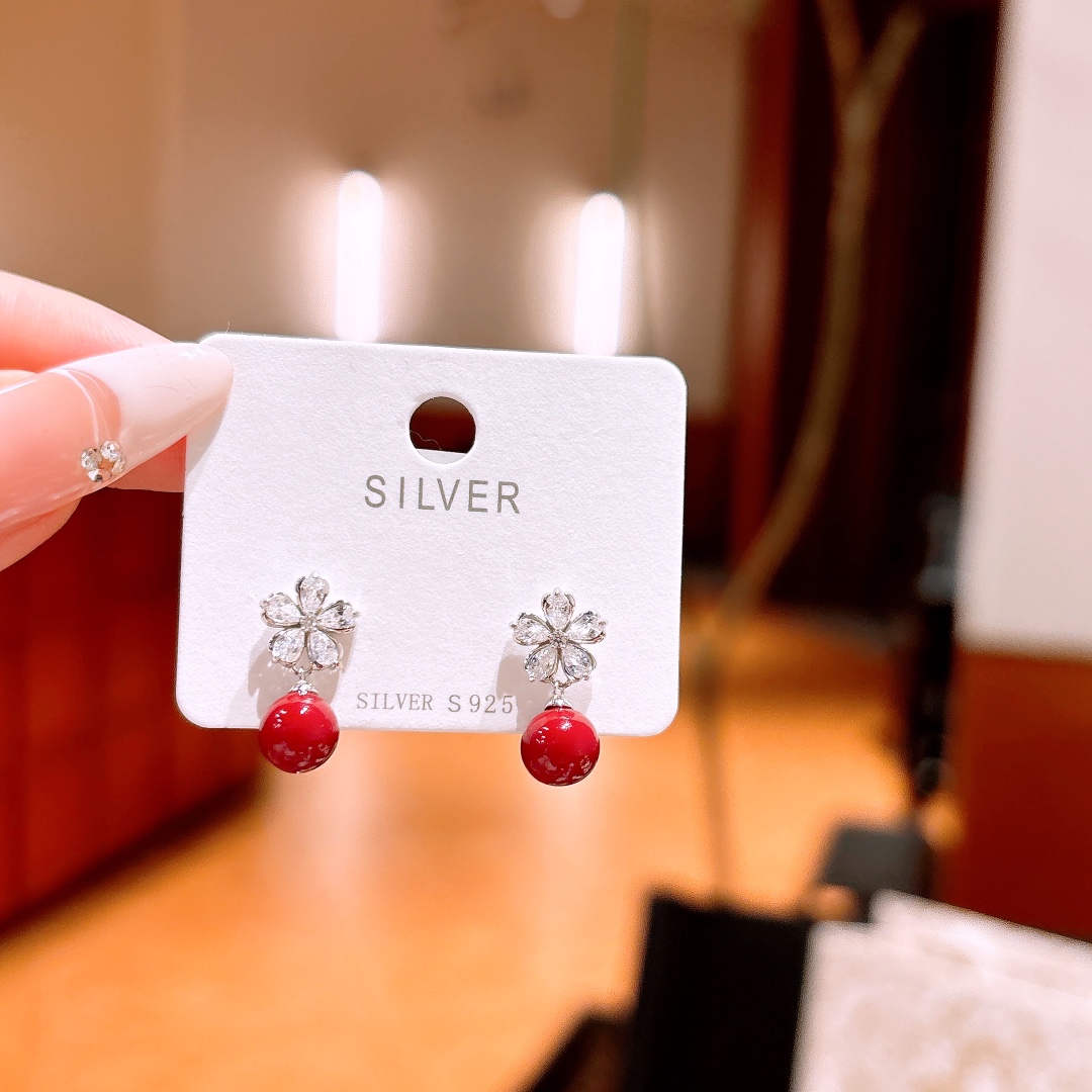 Hypoallergenes Silber Ohrringe Filigran Büro Gold