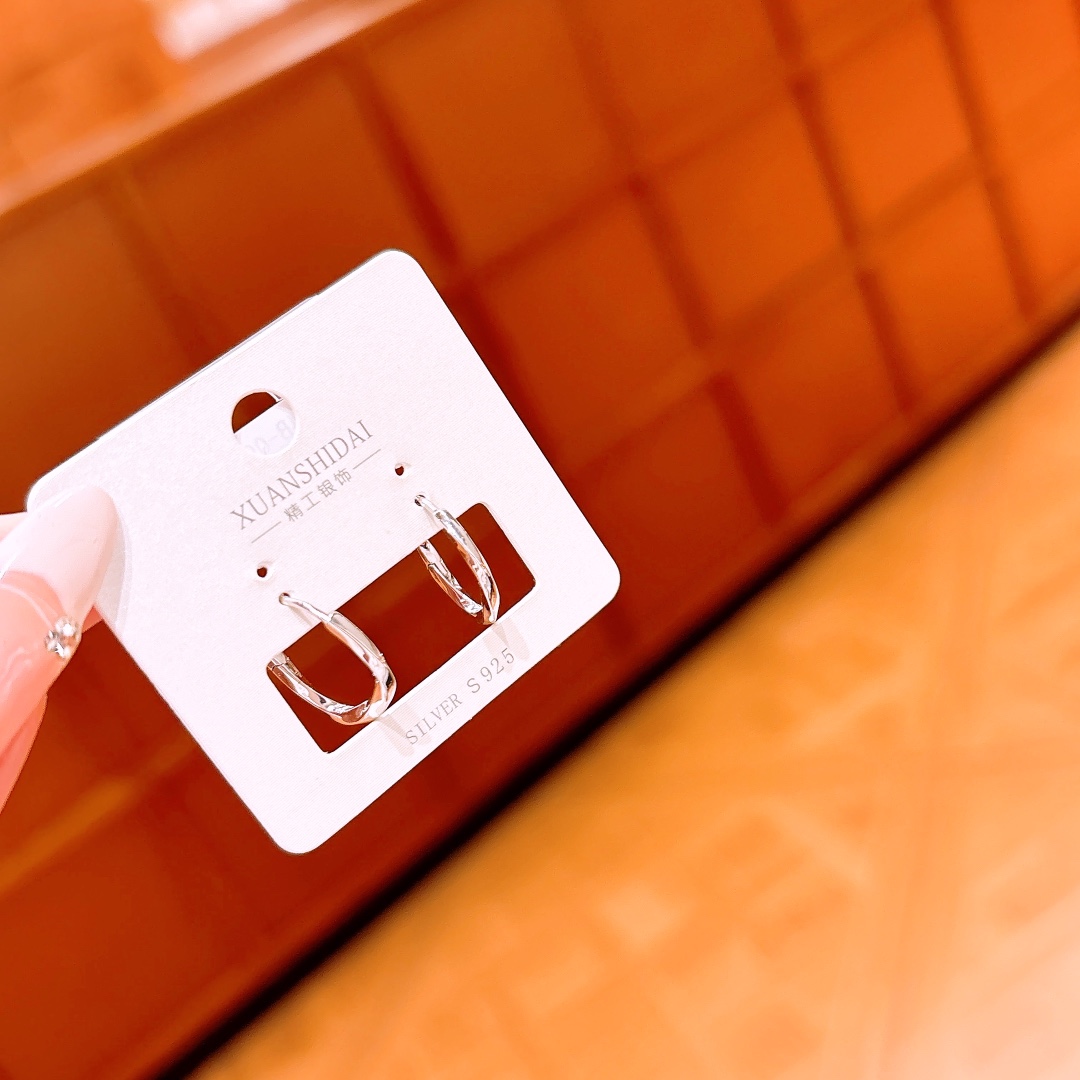 Fine Silver Ear Cuffs Vintage Travel Gold