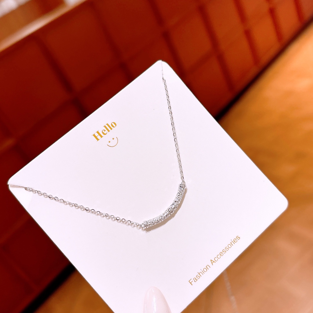 遊び心S925スターリングシルバーネックレスシルバー パーティー