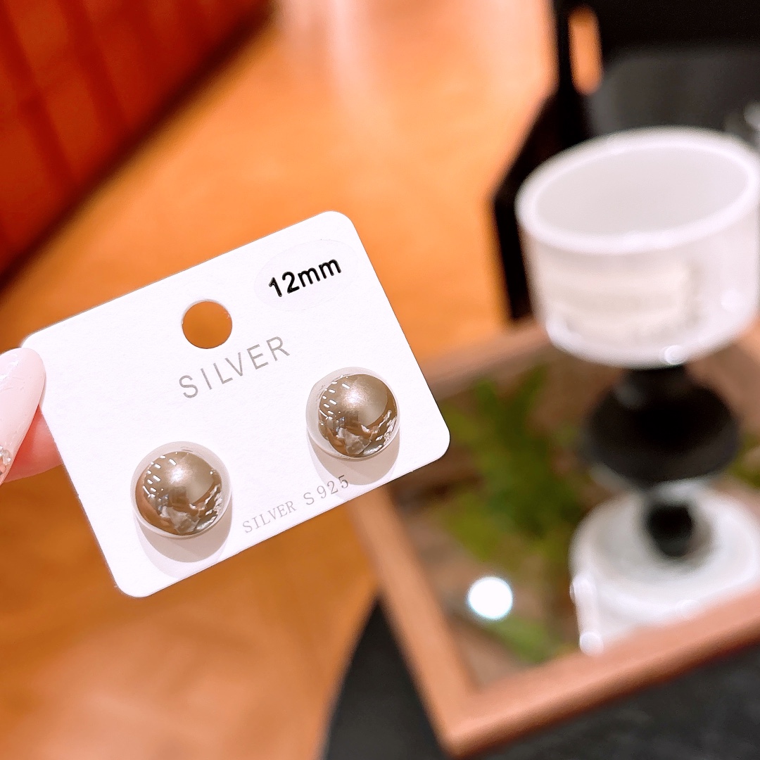 Hypoallergenic Silver Earrings Soft Gift for Her Silver