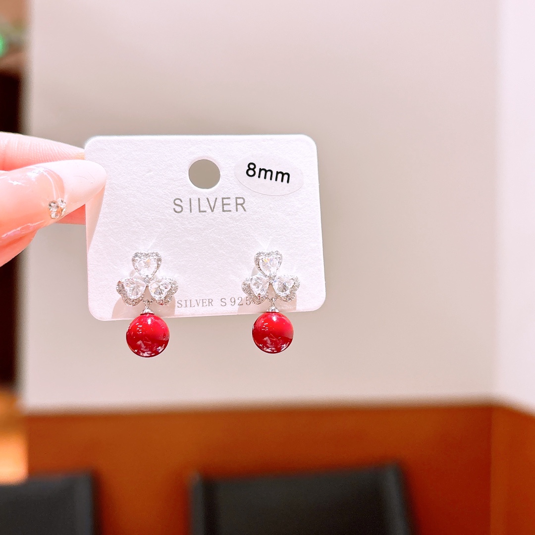 Hypoallergenic Silver Earrings Pure Gift for Her Gold