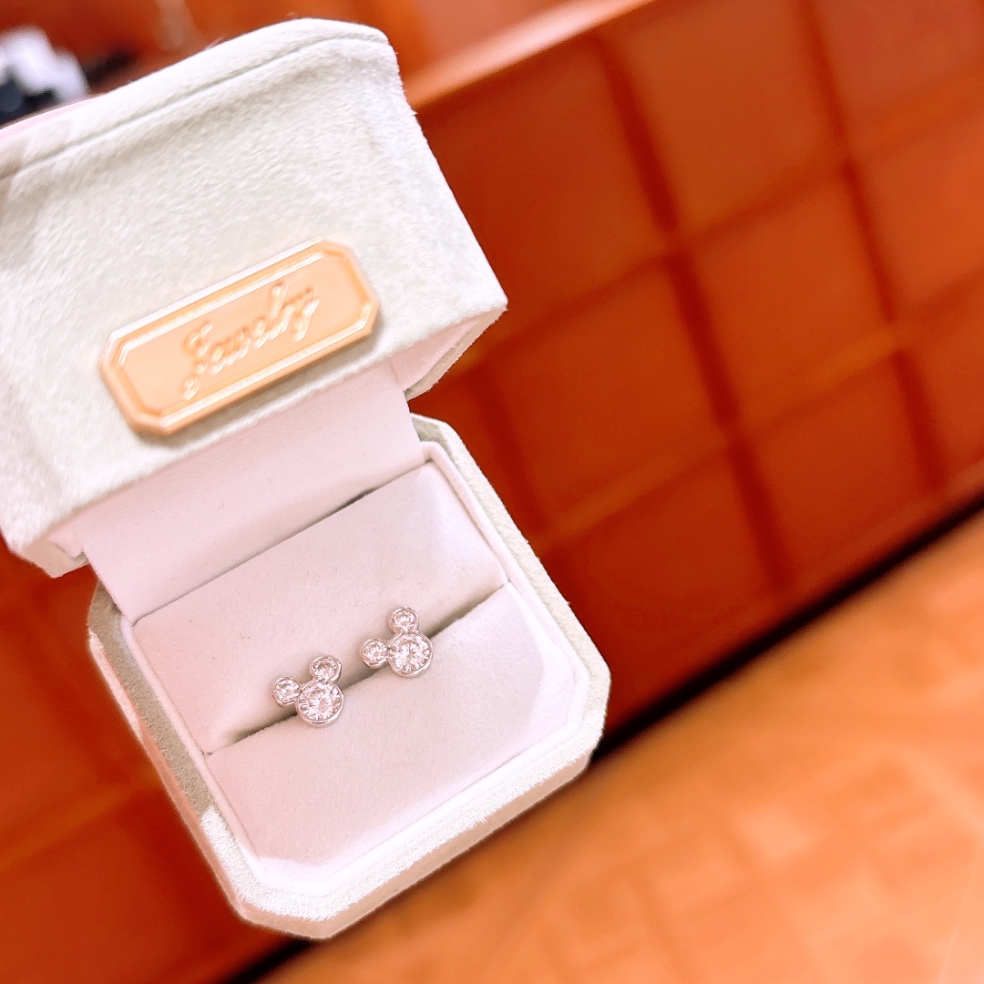 Nickel Free Silver Moissanite Studs Intellectual Annual Party Gold