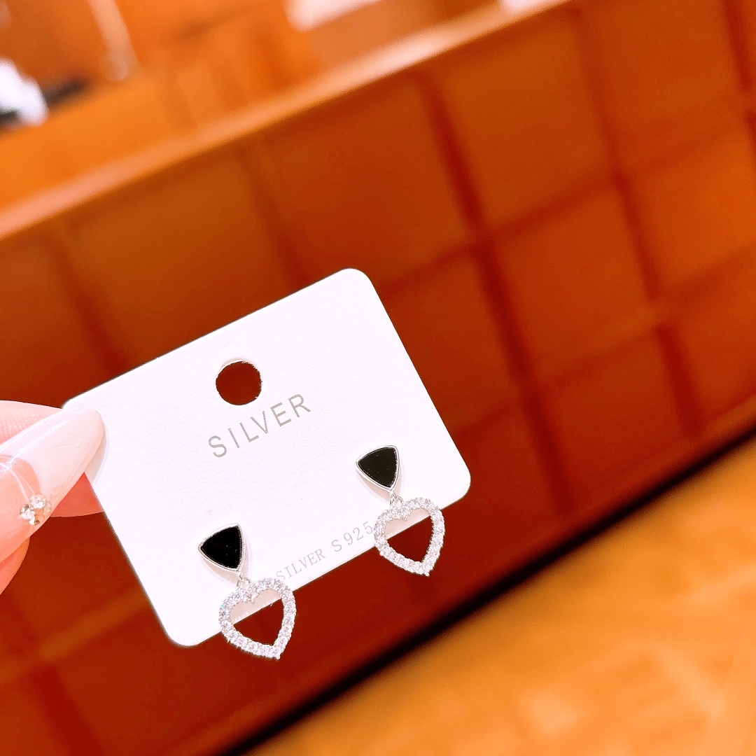 Fine Silver Earrings Vintage Party Gold