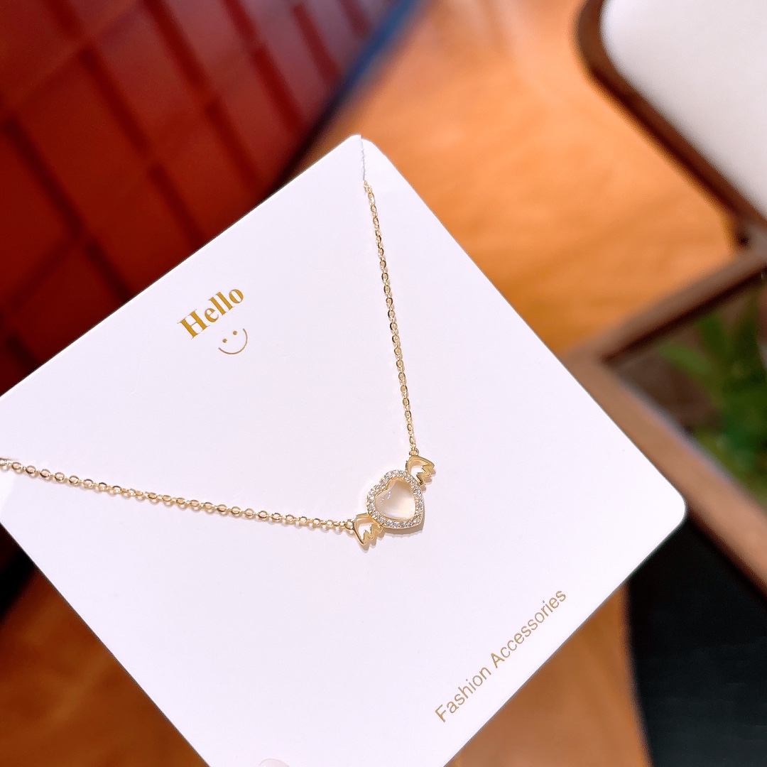 Low Allergy Silver Necklace Artistic Housewarming Silver