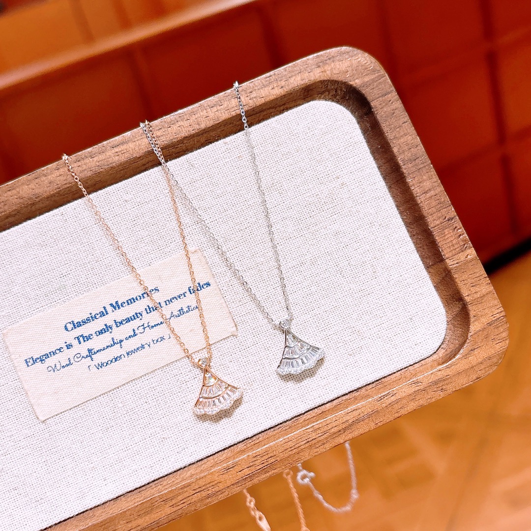 Fine Silver Necklace Delicate Engagement Silver