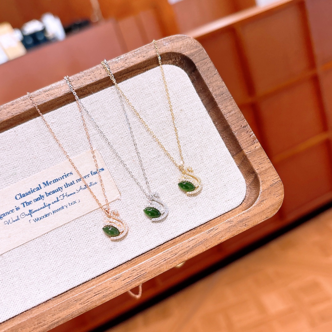 Nickel Free Silver Jasper Necklace Premium Annual Party Gold