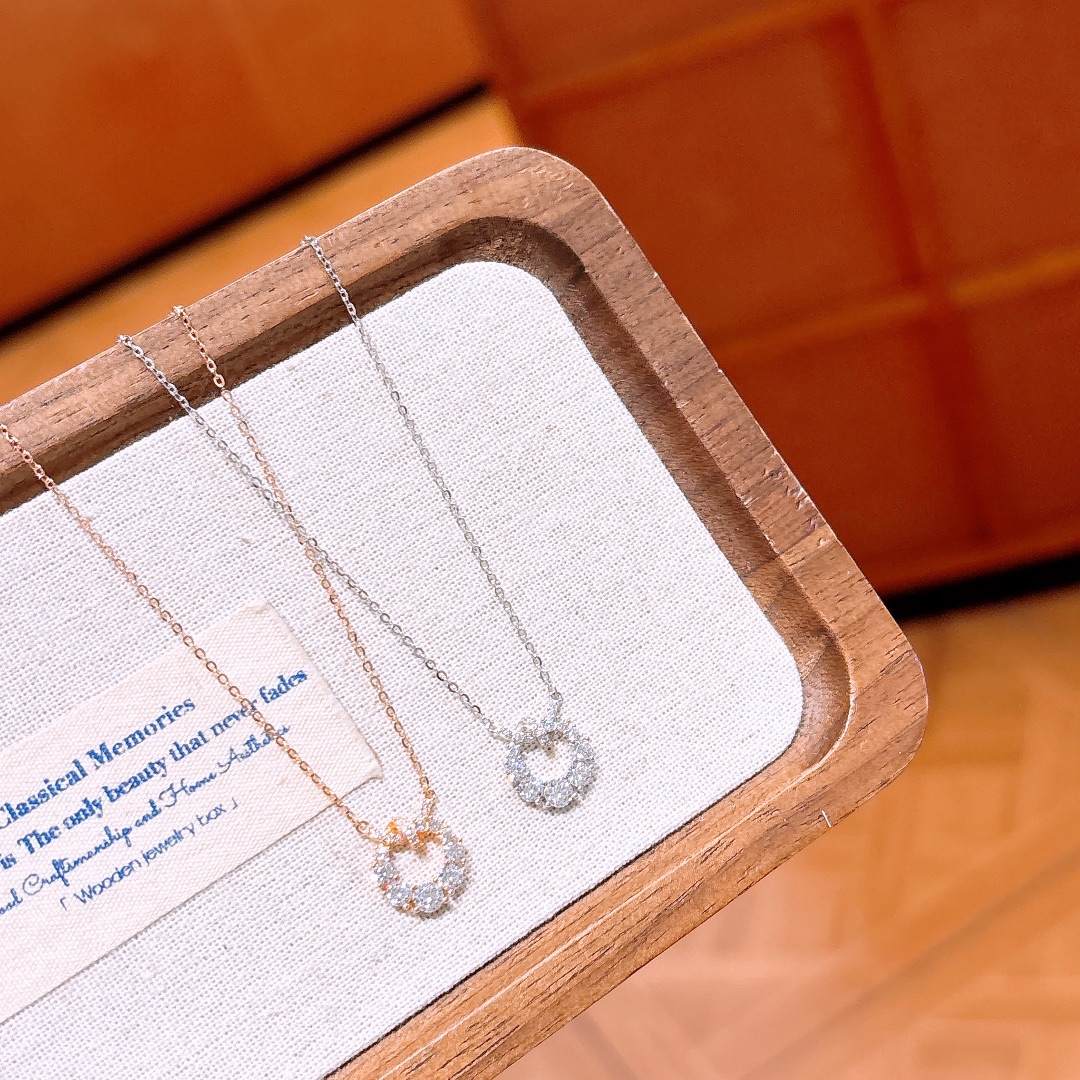 Low Allergy Silver Necklace Artistic Mother's Day Gold