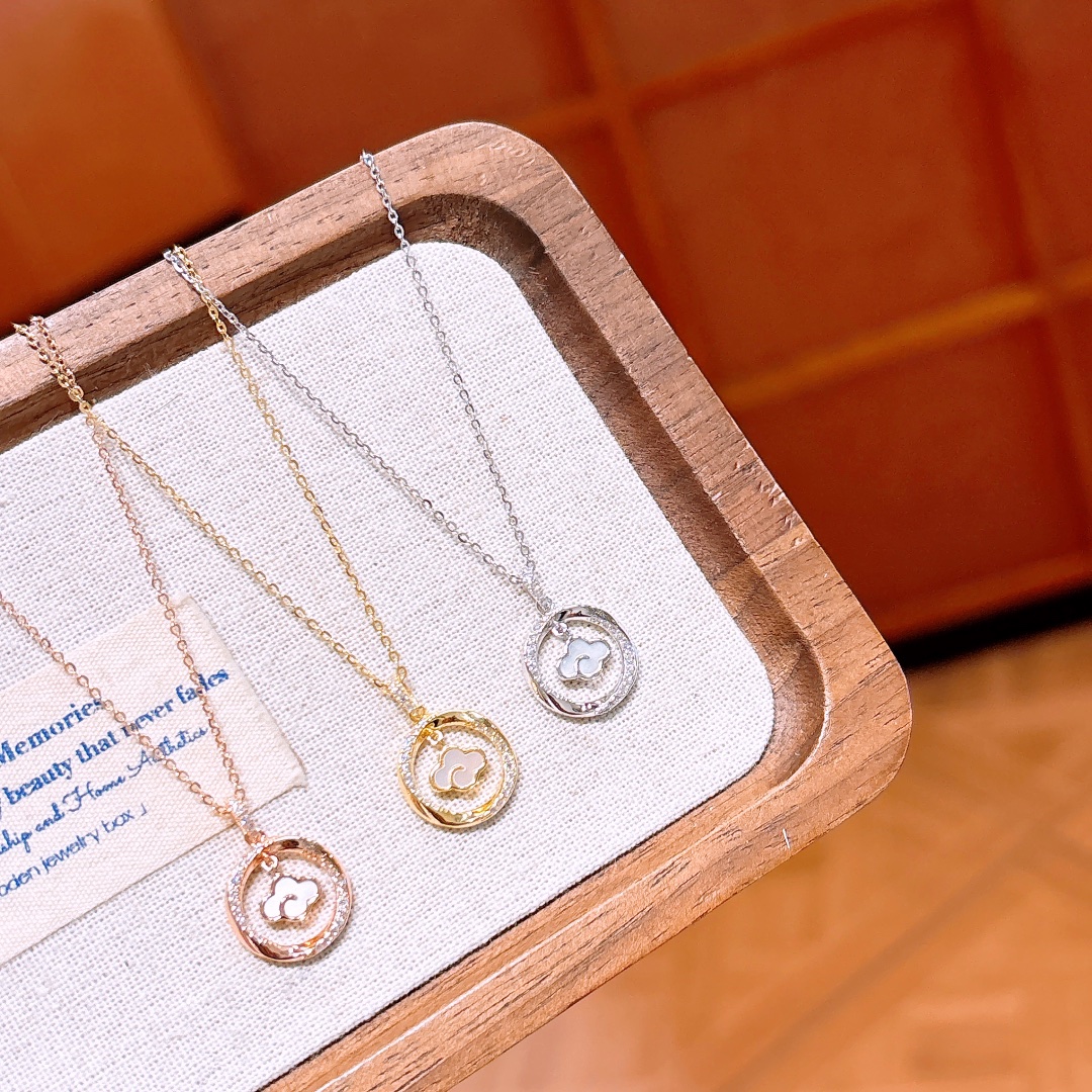 S925 Sterling Silver Necklace Light Luxury Wedding Silver