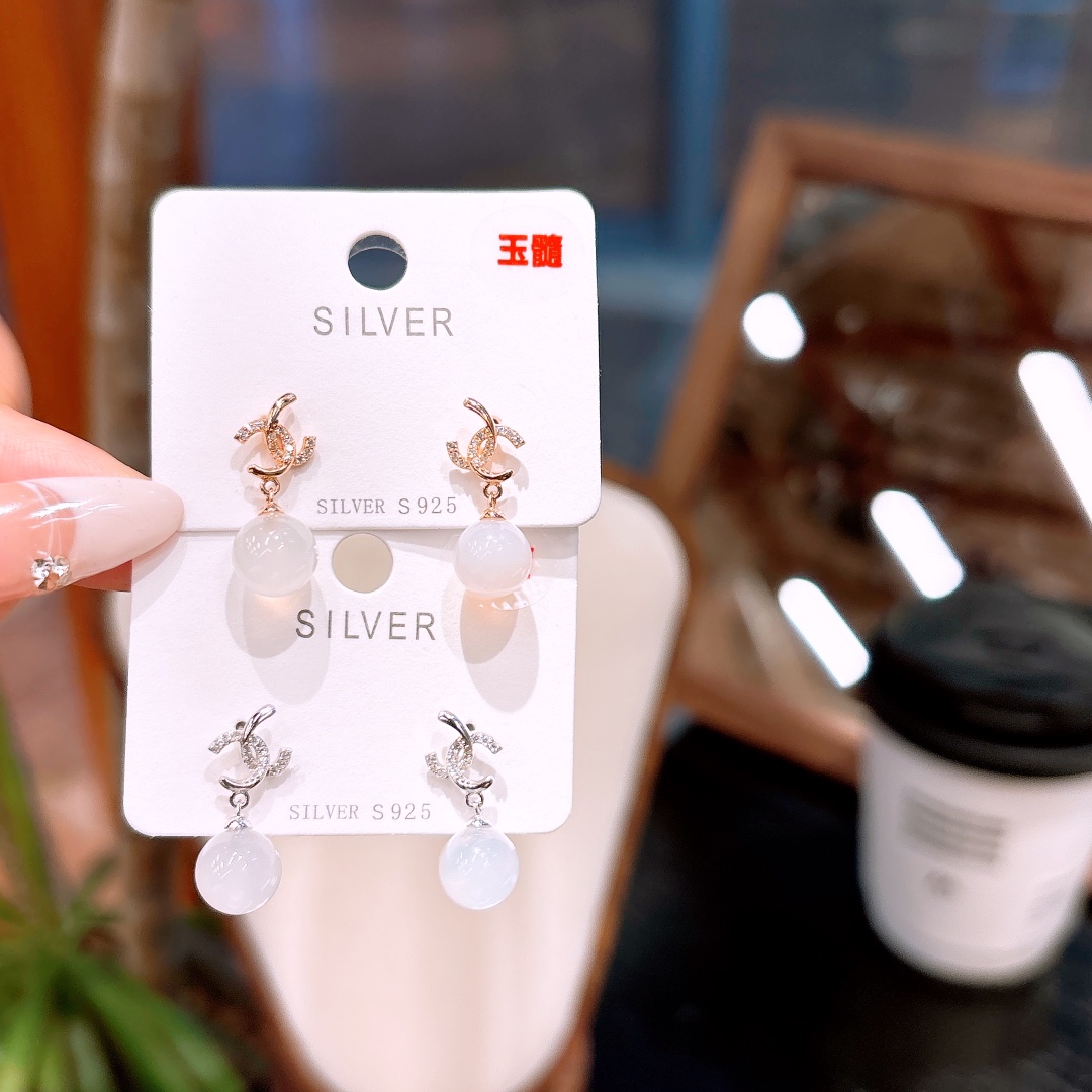 Hypoallergenic Silver Earrings Korean Style Proposal Gold