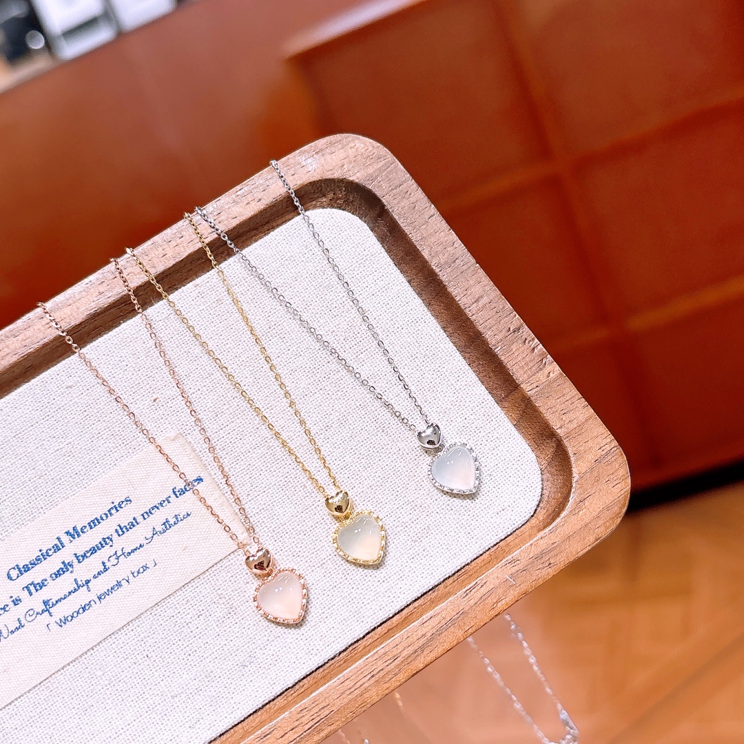 Low Allergy Silver Necklace Cute Gift for Her Silver