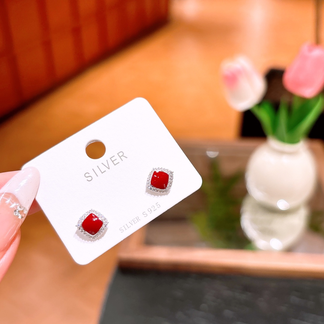 Hypoallergenic Silver Earrings Vintage Wedding Silver