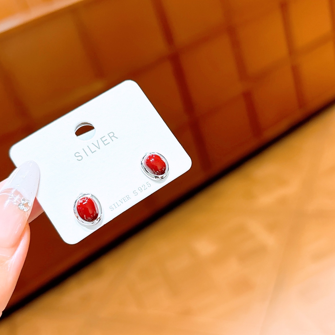 Low Allergy Silver Earrings Fashion Confession Gold